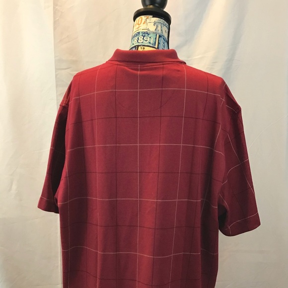 🇺🇸ALS🇺🇸 NWT XXL Red Van Heusen Polo Shirt - Picture 6 of 13